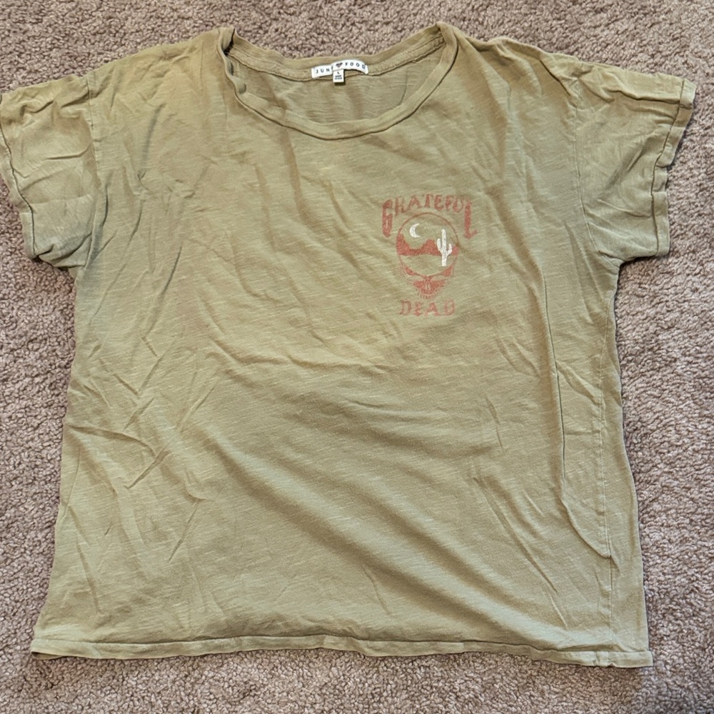 Junk Food Clothing Tan Tee with White Tag
